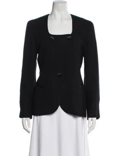 Pre-owned Dior Wool Blazer In Blue