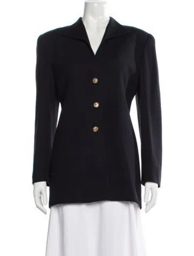 Pre-owned Dior Wool Blazer In Blue