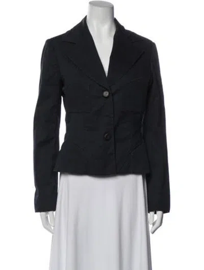 Pre-owned Dior Wool Blazer In Blue
