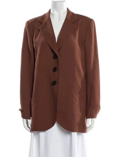 Pre-owned Dior Wool Blazer In Brown