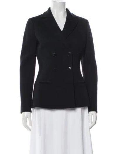 Pre-owned Dior Wool Blazer In Gray