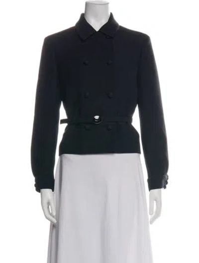 Pre-owned Dior Wool Blazer In Green