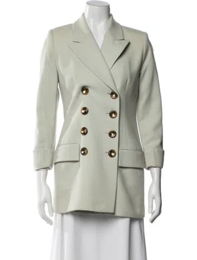 Pre-owned Dior Wool Blazer In Green
