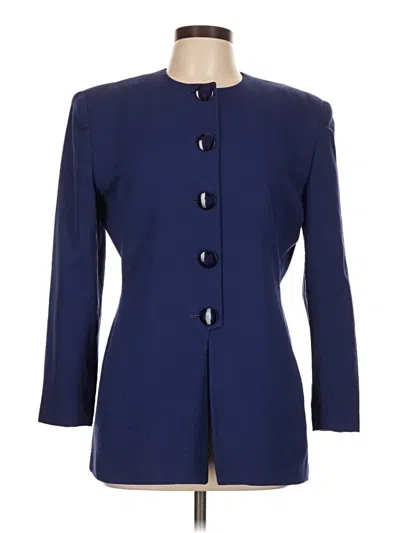 Pre-owned Dior Wool Blazer Jacket In Blue
