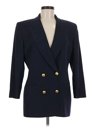 Pre-owned Dior Wool Blazer Jacket In Blue