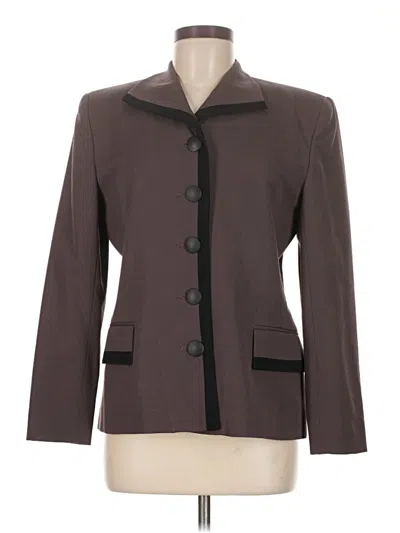 Pre-owned Dior Wool Blazer Jacket In Brown