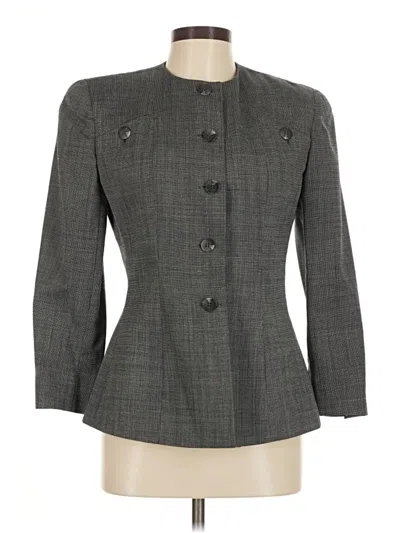 Pre-owned Dior Wool Blazer Jacket In Gray