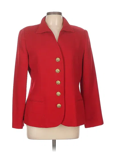 Pre-owned Dior Wool Blazer Jacket In Red
