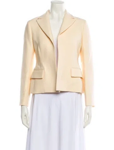 Pre-owned Dior Wool Blazer In Neutrals