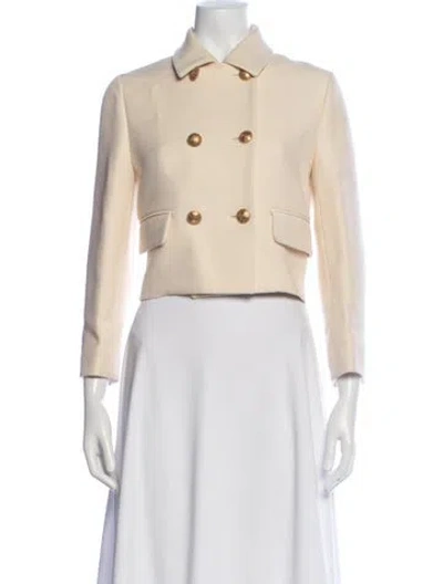 Pre-owned Dior Wool Blazer In Neutrals