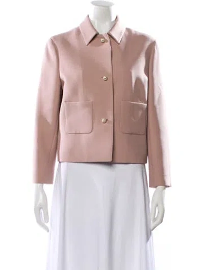 Pre-owned Dior Wool Blazer In Pink