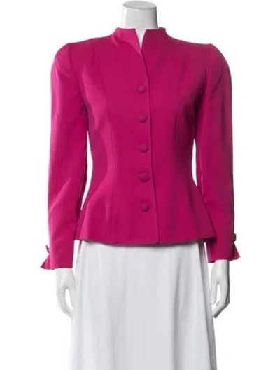 Pre-owned Dior Wool Blazer In Pink