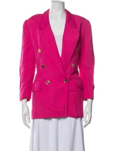 Pre-owned Dior Wool Blazer In Pink