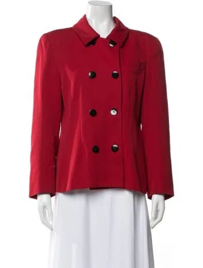 Pre-owned Dior Wool Blazer In Red