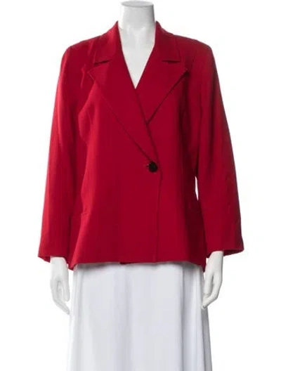 Pre-owned Dior Wool Blazer In Red