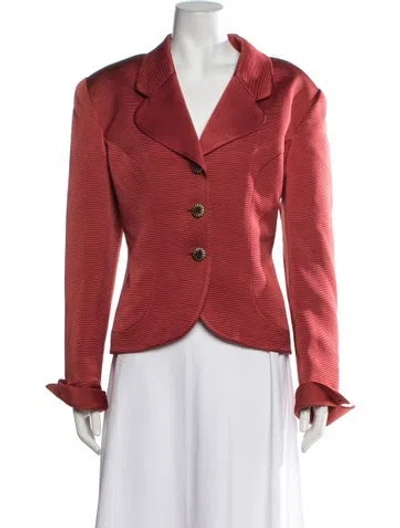 Pre-owned Dior Wool Blazer In Red