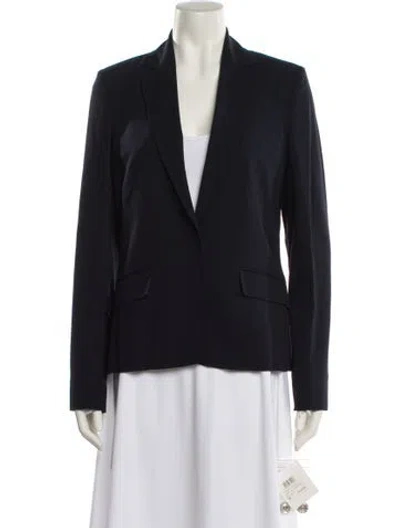 Pre-owned Dior Wool Blazer W/ Tags In Blue