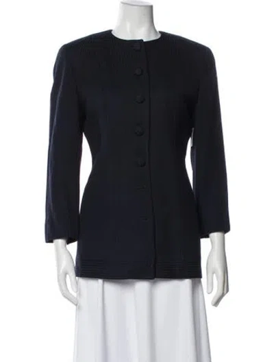 Pre-owned Dior Wool In Blue