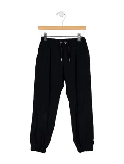 Pre-owned Dior Babies' Wool Blue Casual Pants With Elastic Waist