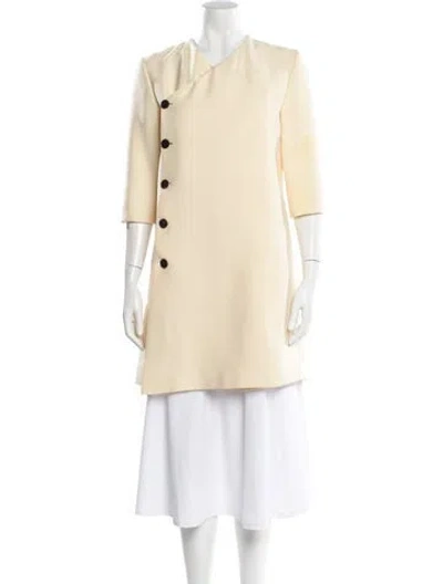 Pre-owned Dior Wool Bolero In Yellow