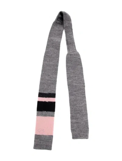 Pre-owned Dior Wool Bow Tie In Multi