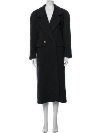 Pre-owned Dior Wool Coat In Black