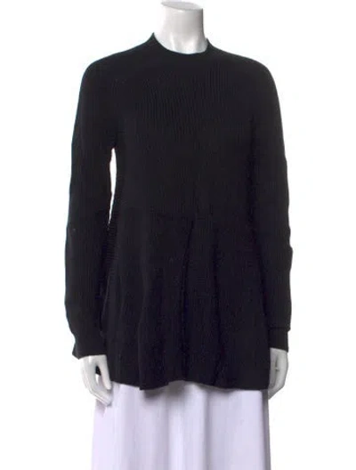 Pre-owned Dior Wool Crew Neck Sweater In Black