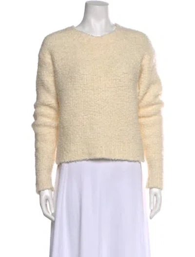 Pre-owned Dior Wool Crew Neck Sweater In Neutral