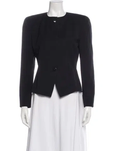 Pre-owned Dior Wool Evening Jacket In Black