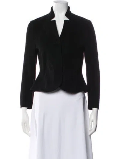 Pre-owned Dior Wool Evening Jacket In Gray