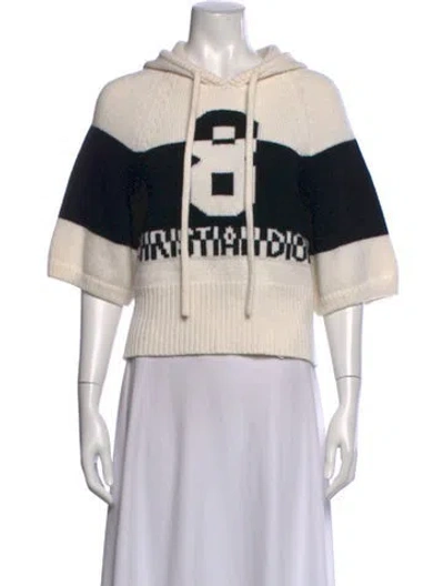 Pre-owned Dior Wool Graphic Print Sweater In Black/neutrals