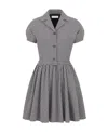 Dior Wool Horn Dress In Gray