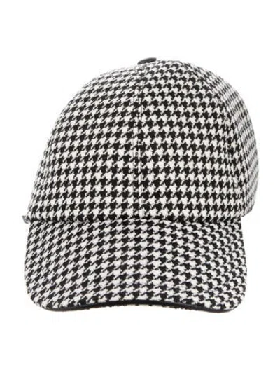 Pre-owned Dior Wool Houndstooth Baseball Cap In Multi