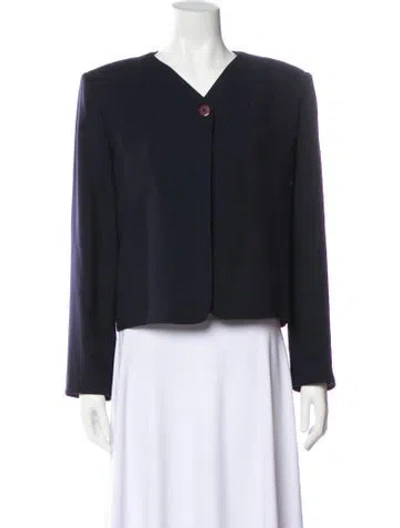 Pre-owned Dior Wool Jacket In Blue
