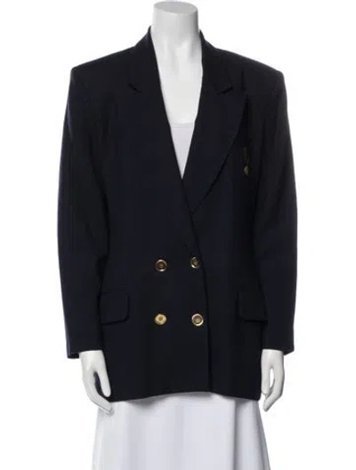 Pre-owned Dior Wool Jacket In Blue
