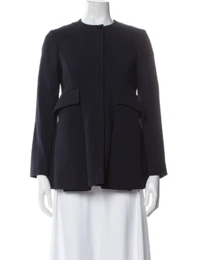 Pre-owned Dior Wool Jacket In Blue