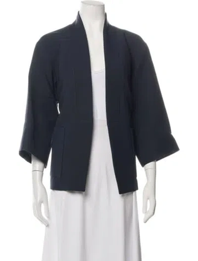 Pre-owned Dior Wool Jacket In Blue