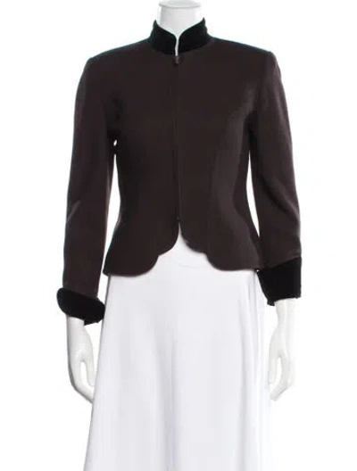 Pre-owned Dior Wool Jacket In Brown