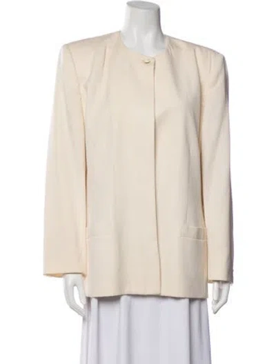 Pre-owned Dior Wool Jacket In Neutral
