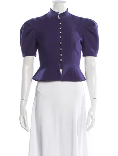 Pre-owned Dior Wool Jacket In Purple