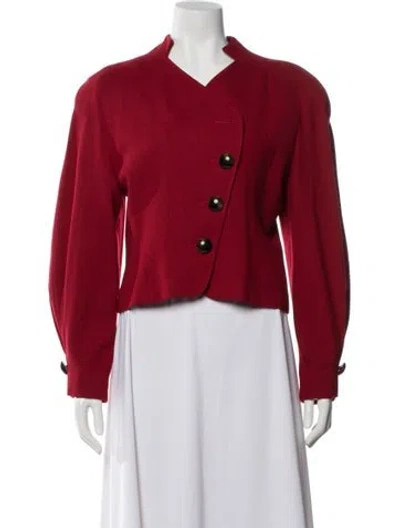 Pre-owned Dior Wool Jacket In Red