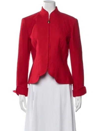 Pre-owned Dior Wool Jacket In Red