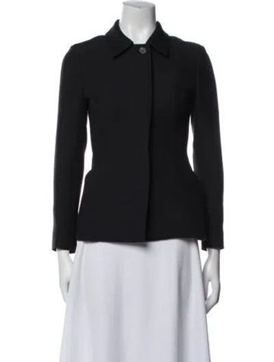 Pre-owned Dior Wool Jacket W/ Tags In Blue