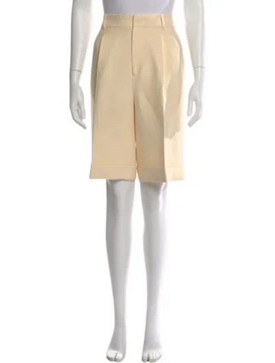 Pre-owned Dior Wool Knee-length Shorts In Neutral