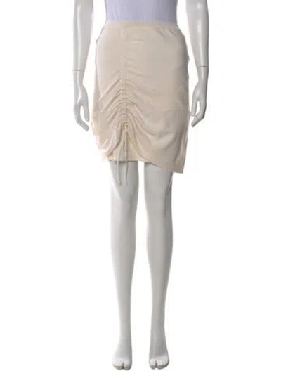 Pre-owned Dior Wool Knee-length Skirt In Neutral
