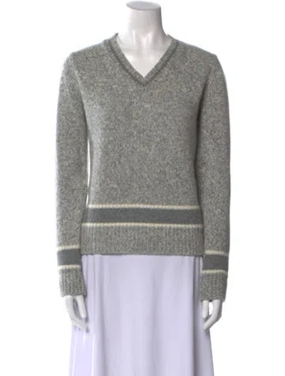 Pre-owned Dior Wool Knitted Sweater In Gray