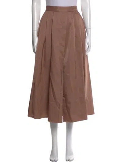 Pre-owned Dior Wool Midi Length Skirt In Pink