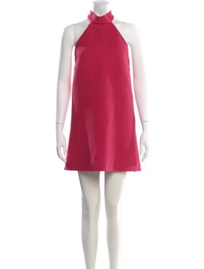 Pre-owned Dior Wool Mini Dress In Pink