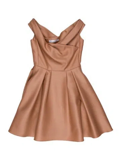 Pre-owned Dior Wool Mini Dress In Pink