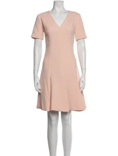Pre-owned Dior Wool Mini Dress In Pink